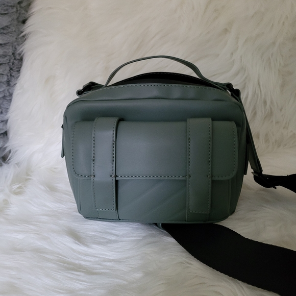 ZARA RUBBERIZED CROSSBODY BAG NEW - Picture 6 of 8